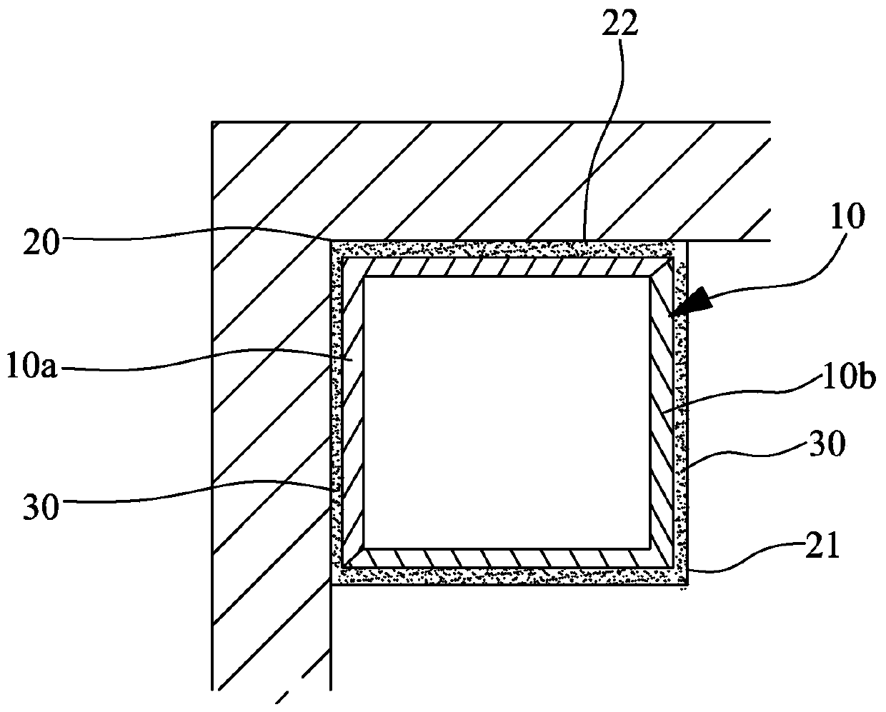 Forming process of vertical shared exhaust duct