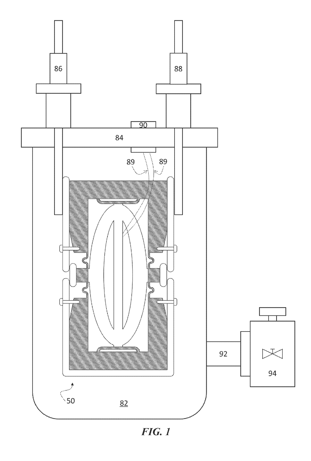 Ultrafast electromechanical disconnect switch having contact pressure adjustment and switching chamber