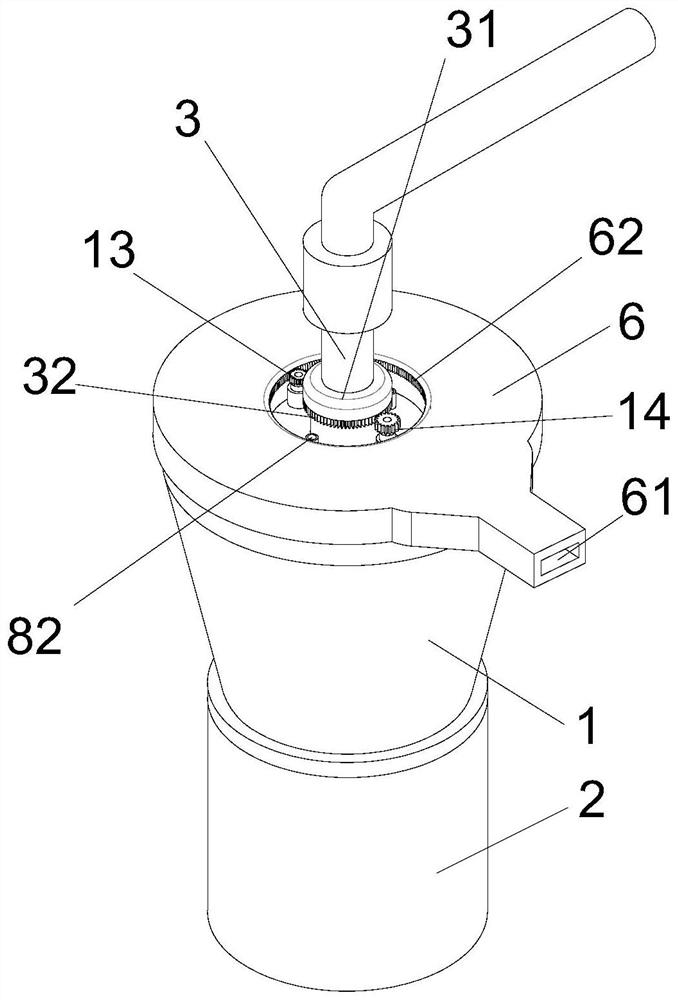 Cleaning device for aluminum alloy machining