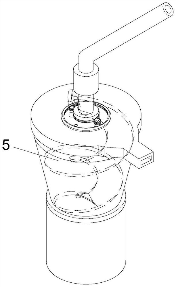 Cleaning device for aluminum alloy machining