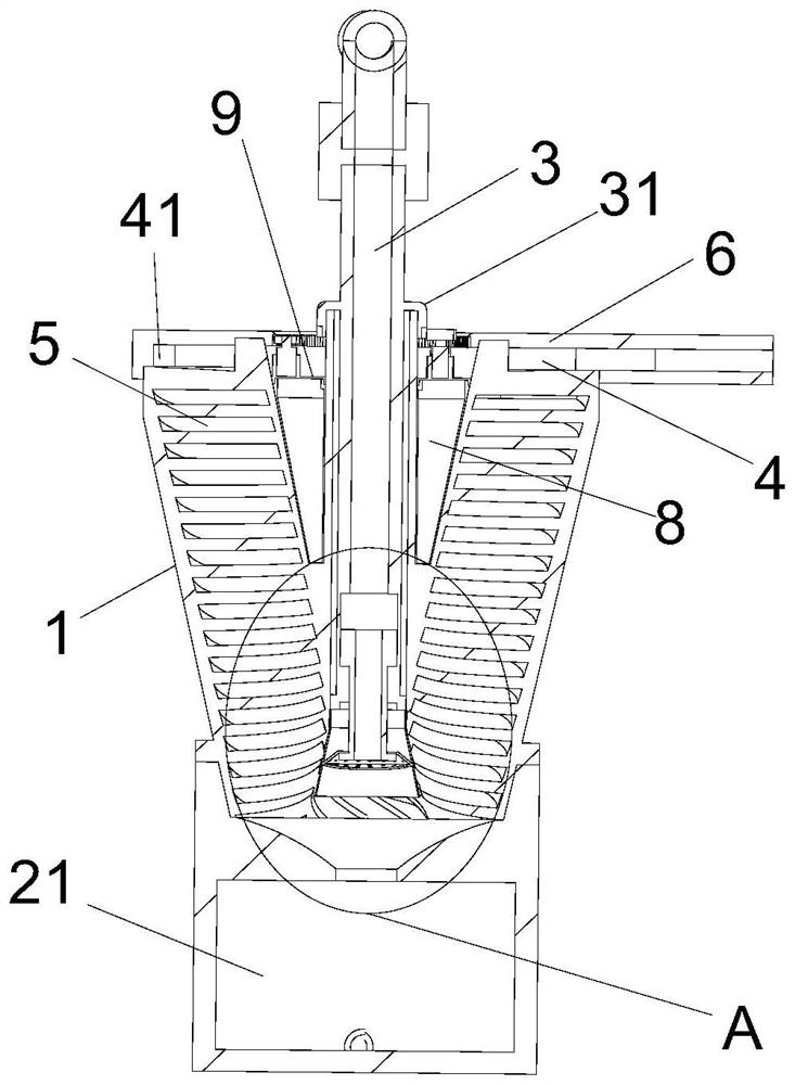 Cleaning device for aluminum alloy machining