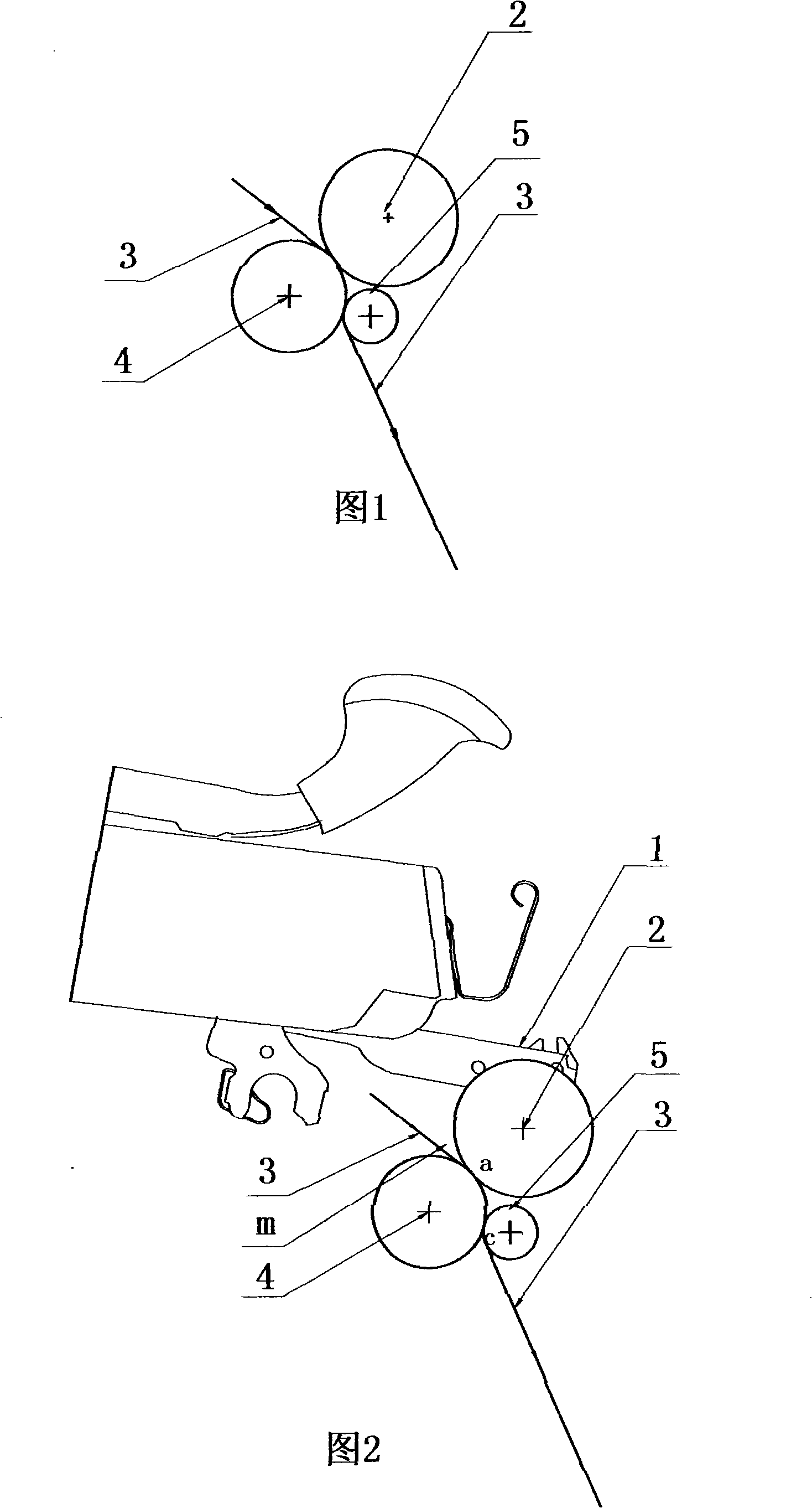 Compact spinning apparatus for spinning frame