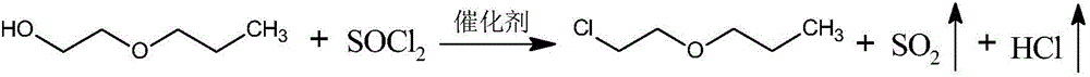 Production method of 2-propoxyethyl chloride