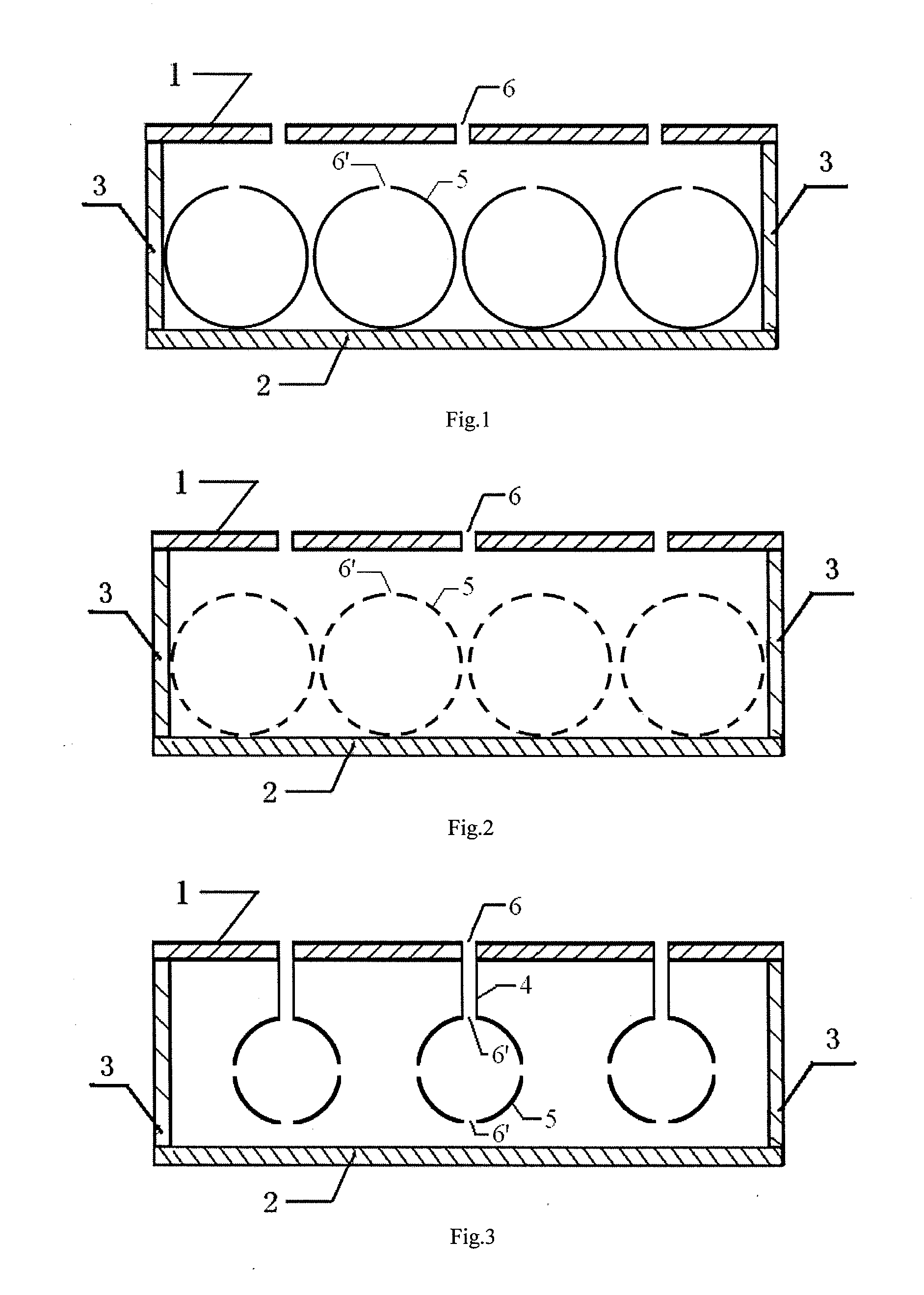 Composite sound-absorbing device with built in resonant cavity