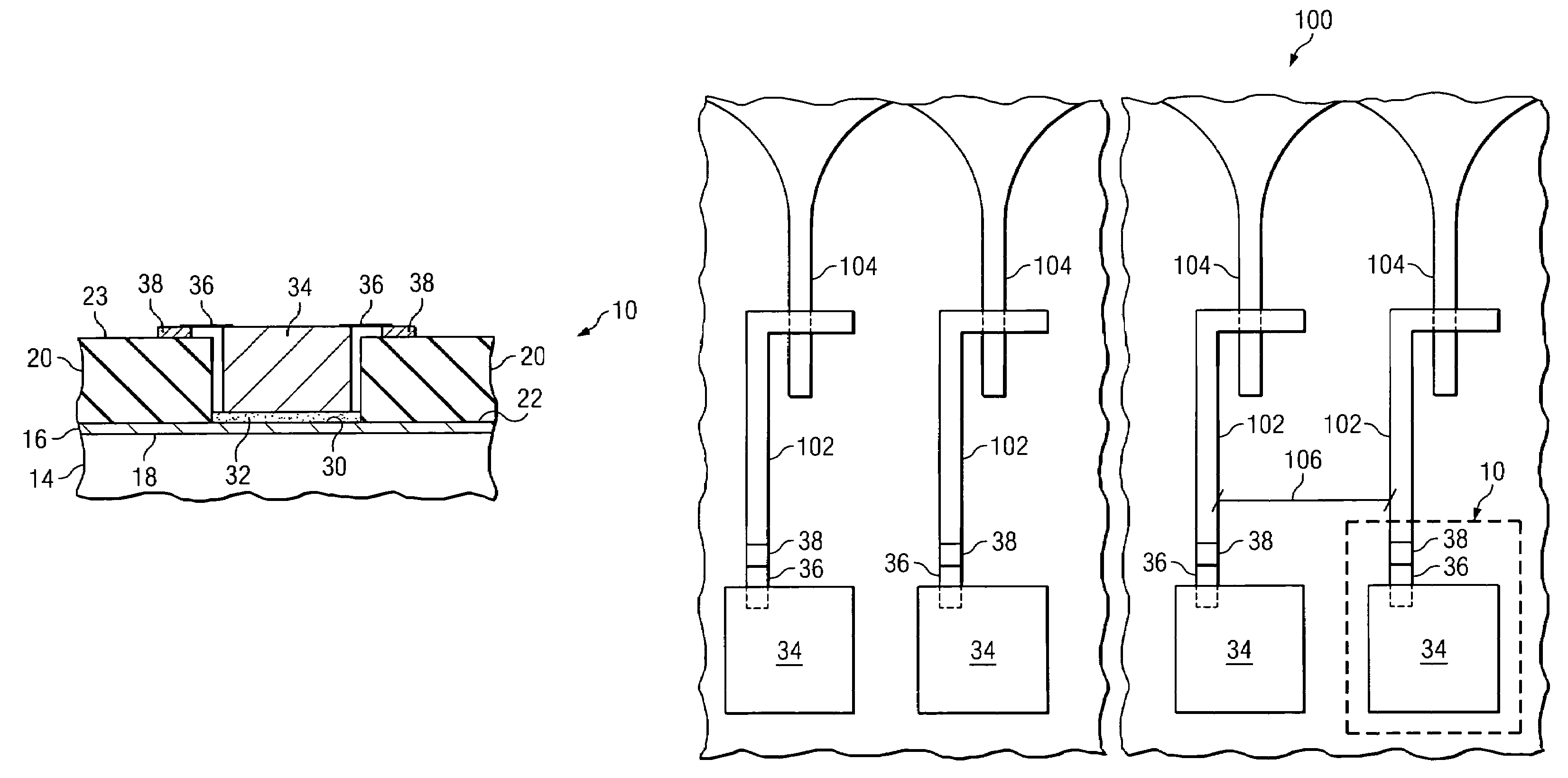 Reduced inductance interconnect for enhanced microwave and millimeter-wave systems