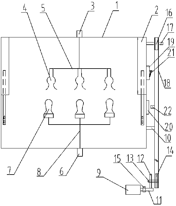 10 kv overhead line branch presetting device