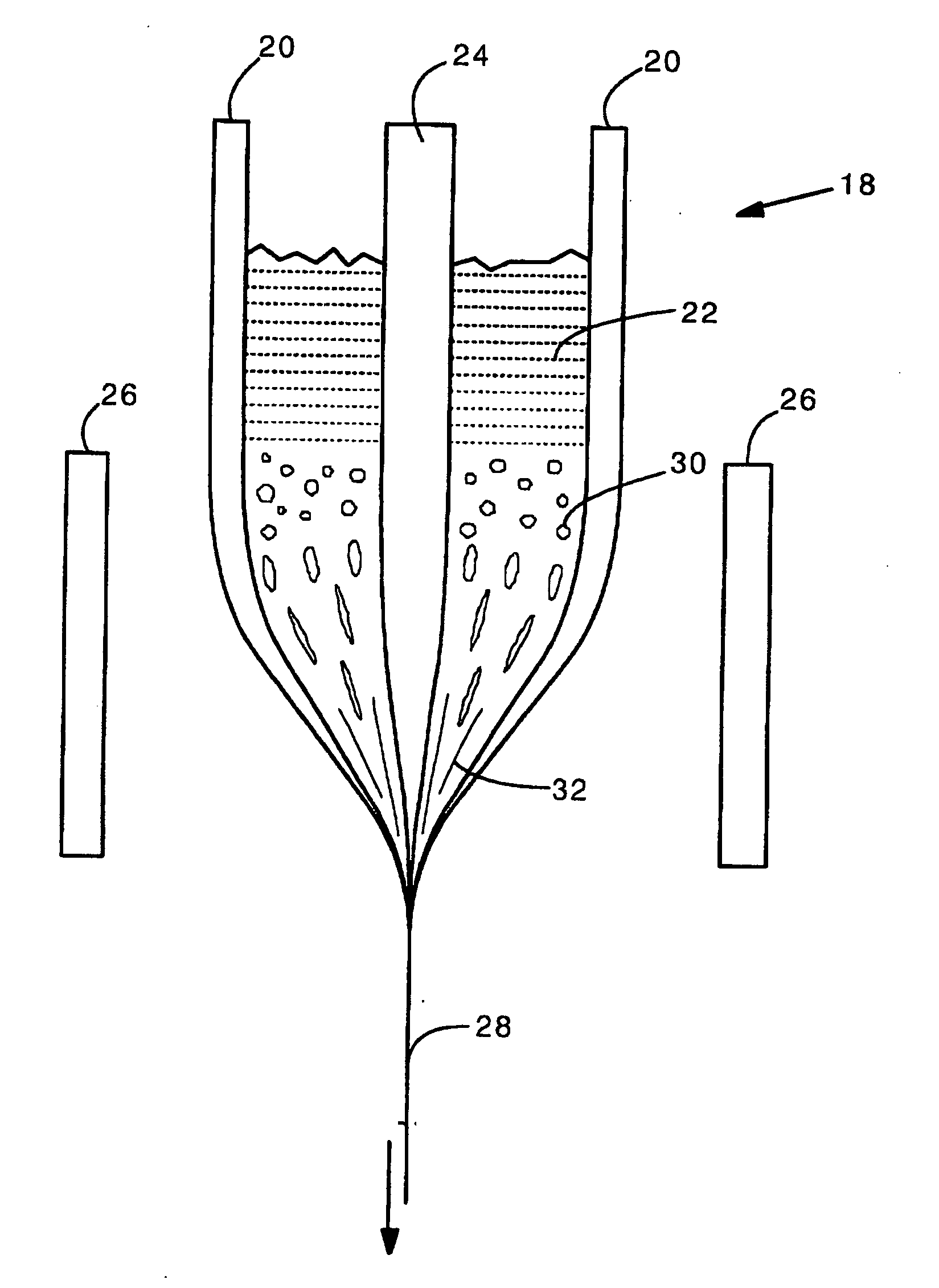 Holey optical fiber with random pattern of holes and method for making same
