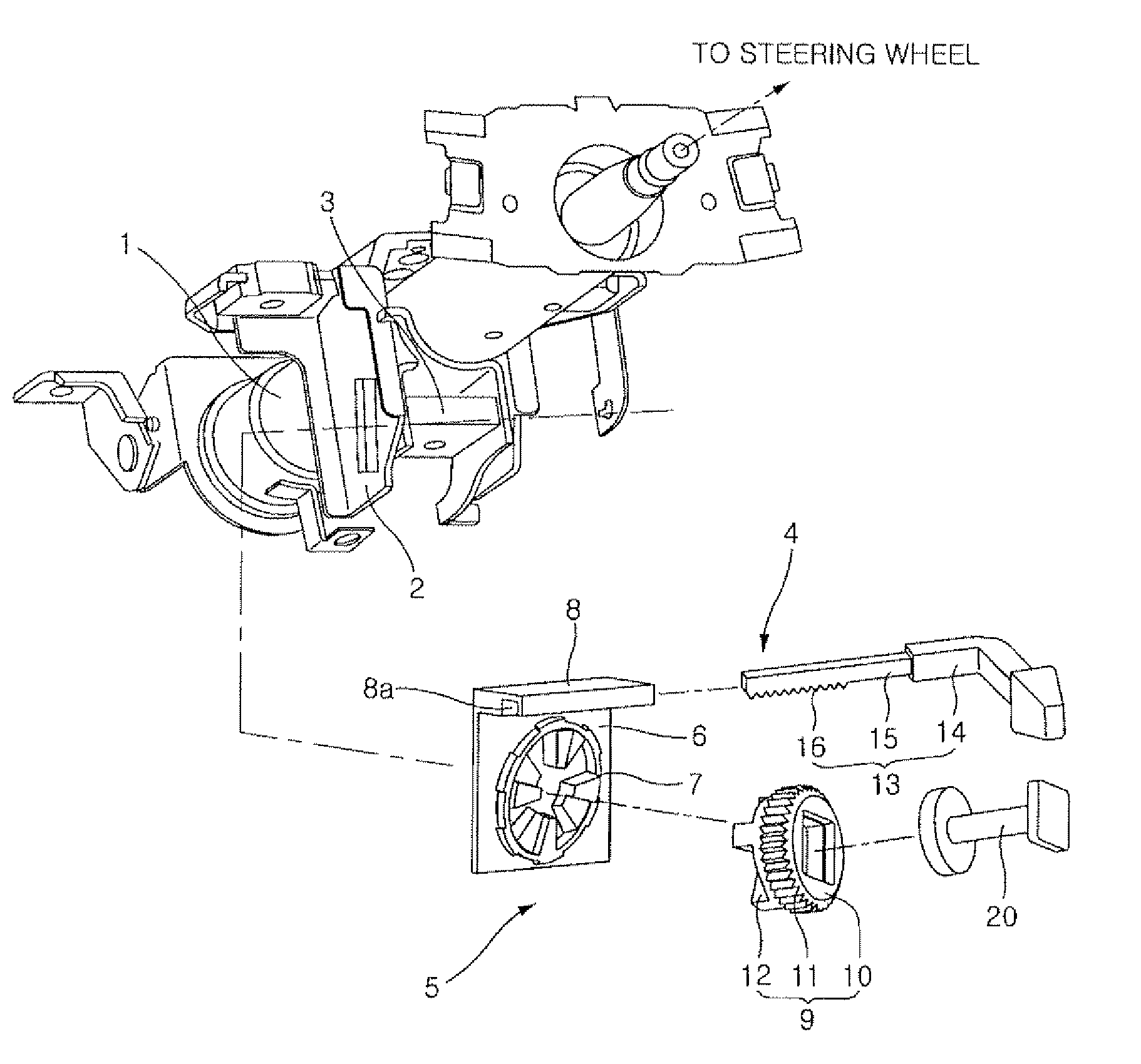 Push-pull type tilt lever assembly for steering system of vehicle