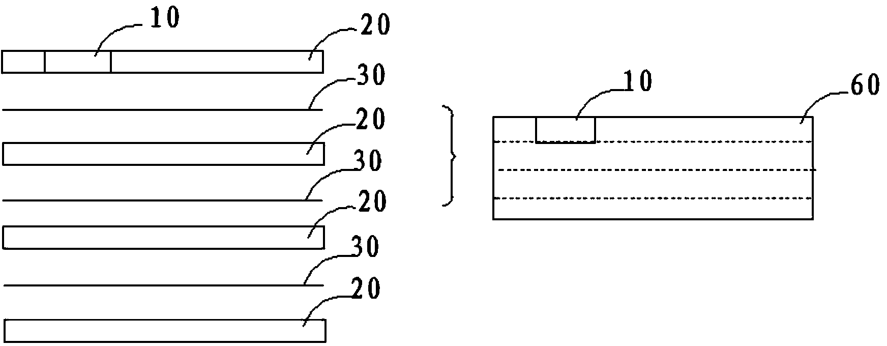 Manufacturing method of partial hybrid printed circuit board