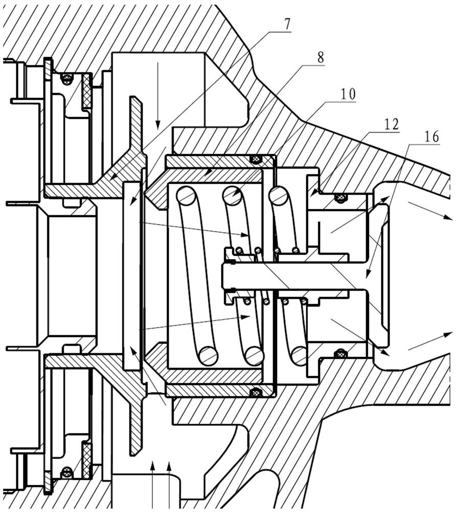 Multifunctional valve assembly for pump
