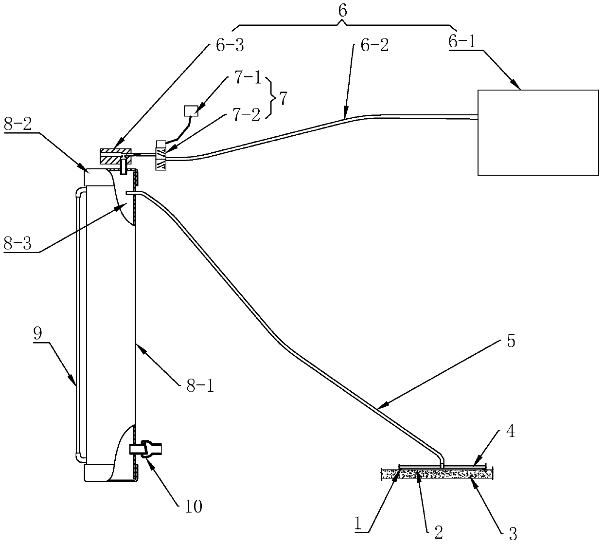 Stagnant water removal device and stagnant water removal method