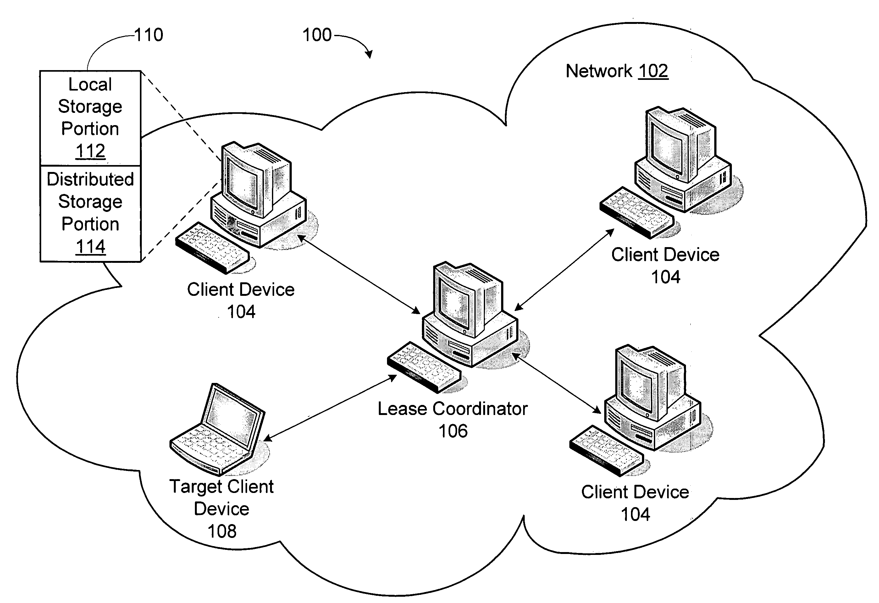 Method and system for protecting the consistency of information in a distributed file system