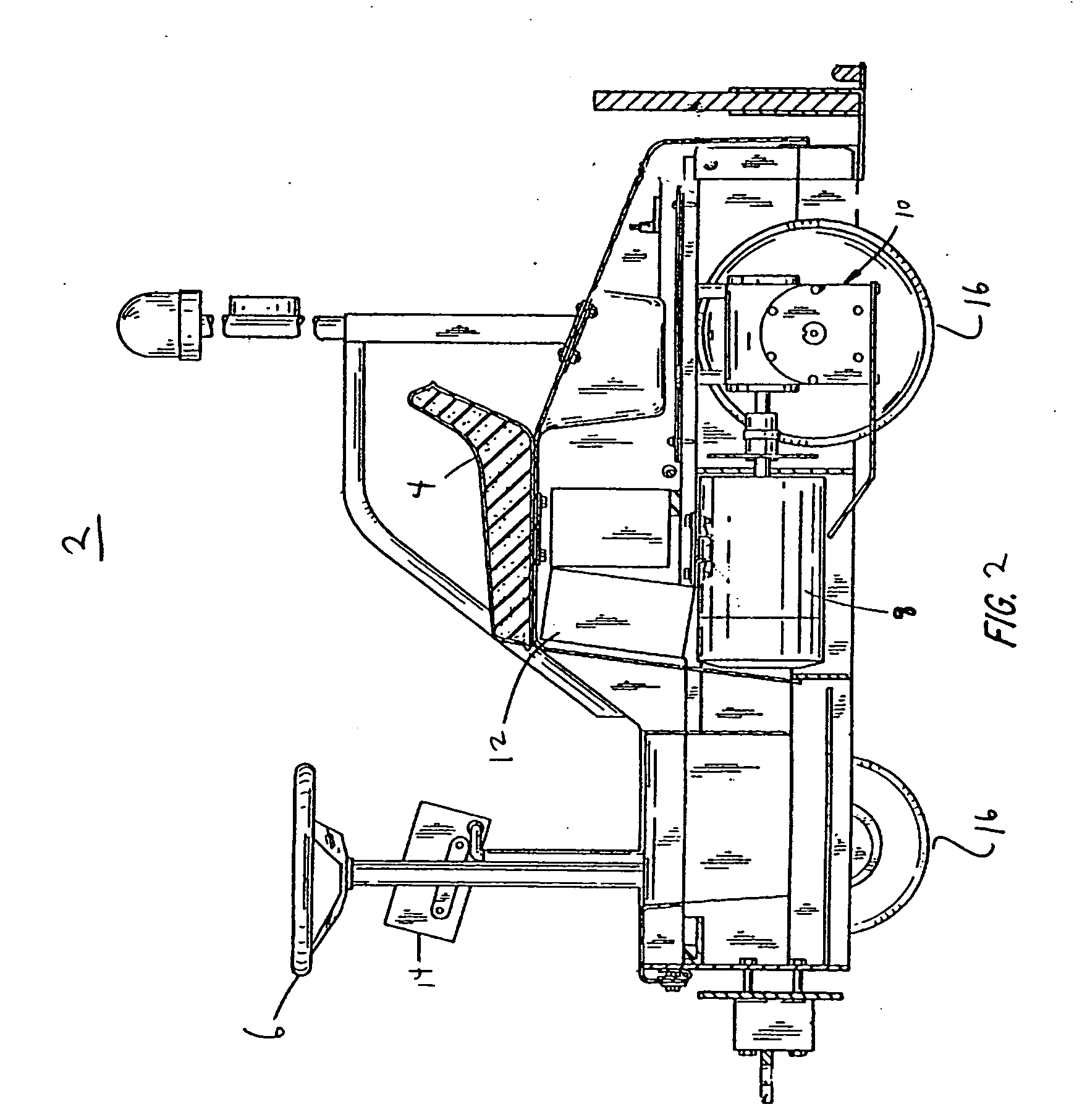 Power-assisted cart retriever with attenuated power output