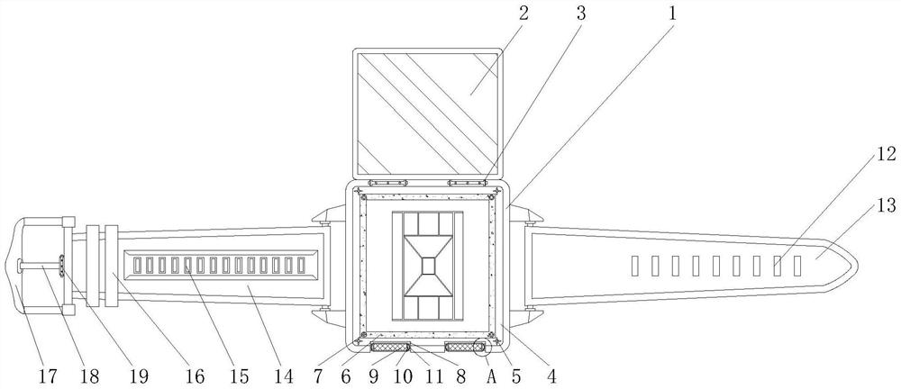 Construction bracelet device based on Internet of Things platform data transmission