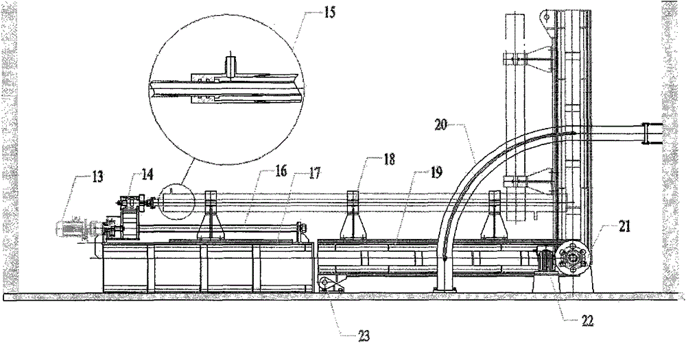 Shaft-simulating multifunctional flowing test system