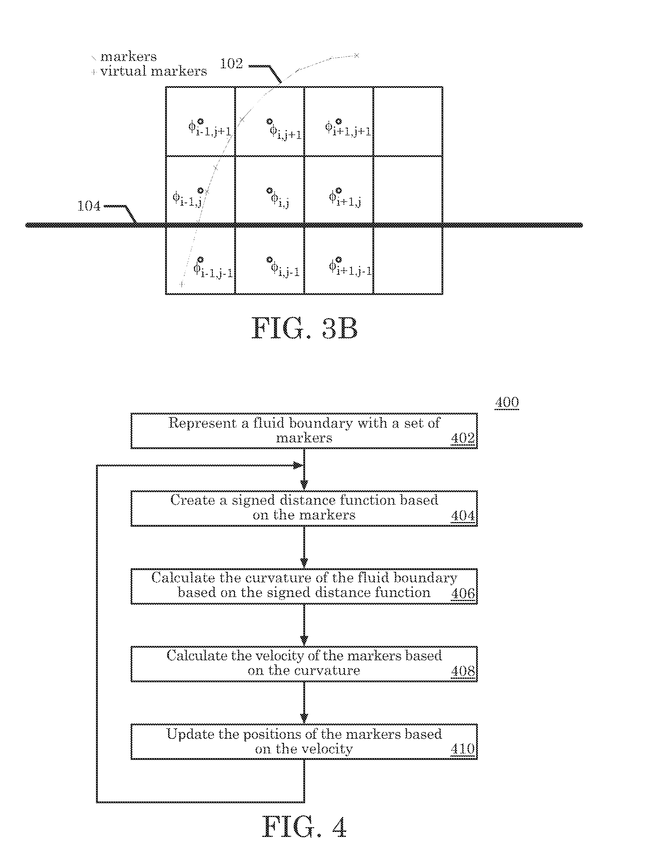 Hybrid method for enforcing curvature related boundary conditions in solving one-phase fluid flow over a deformable domain