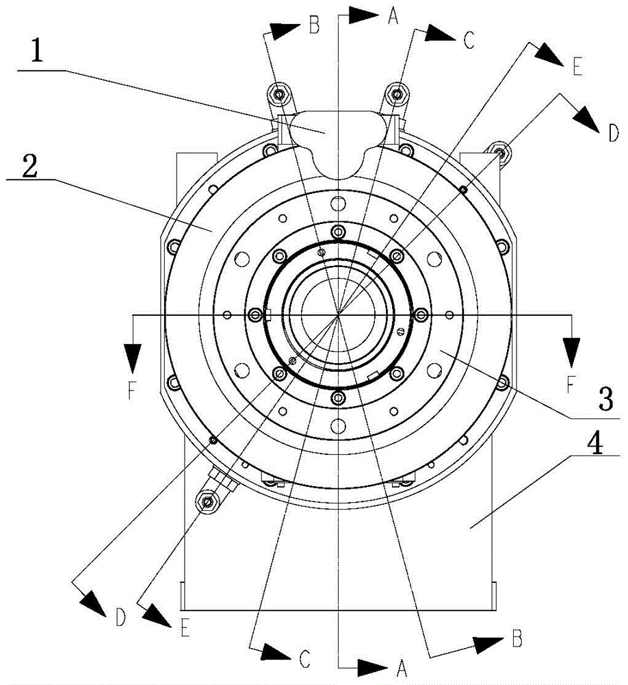 CNC lathe dual-channel water-cooled electric spindle