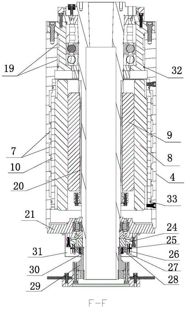 CNC lathe dual-channel water-cooled electric spindle