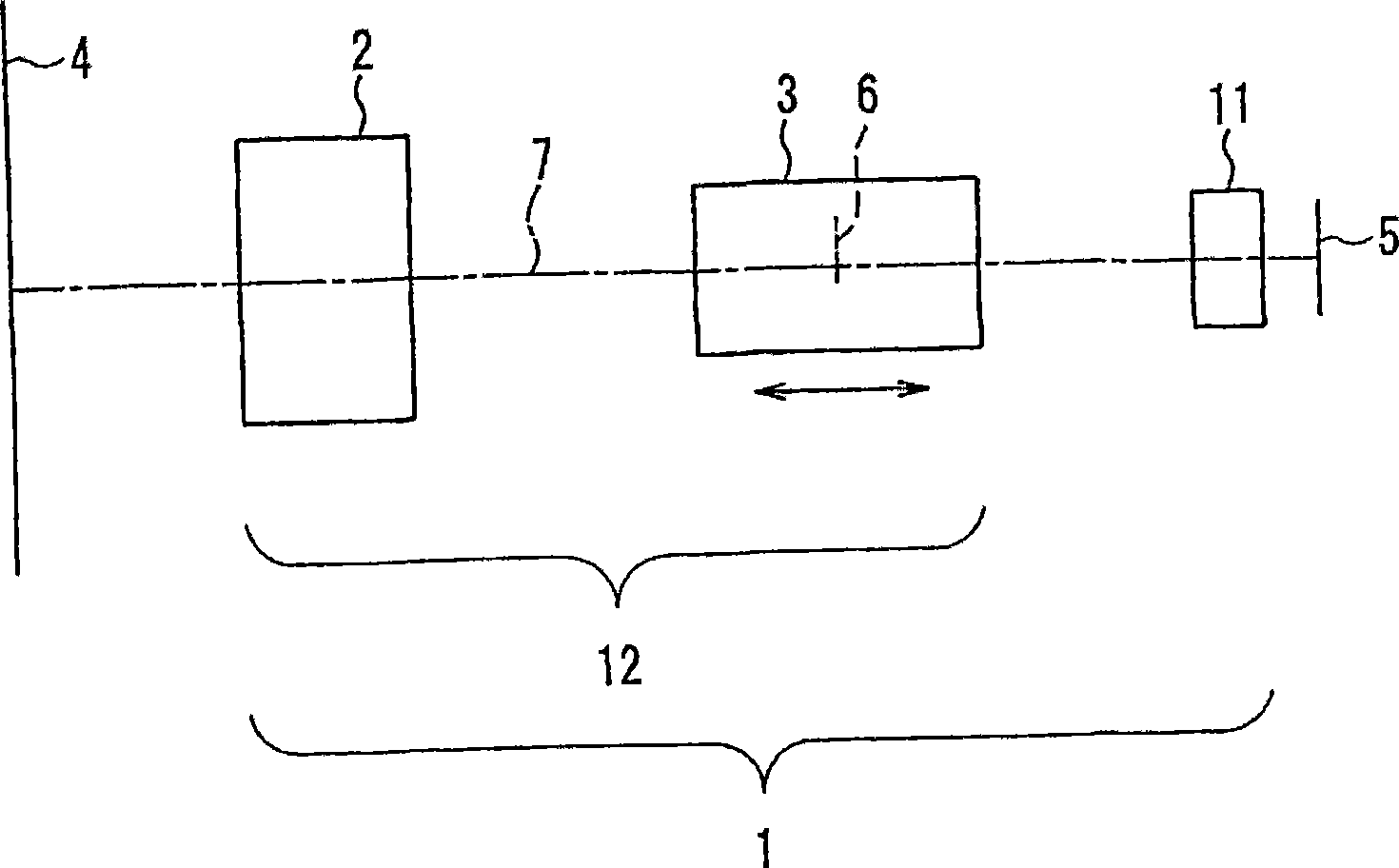 Projection lens, and projection display and rear projection display using this projection lens