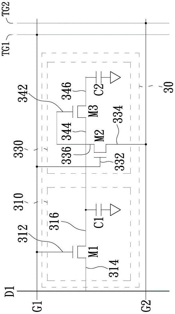 A flat display panel