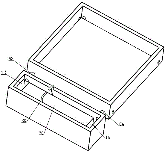 Non-blocking pipeline type super-effective marsh gas fermentation pool