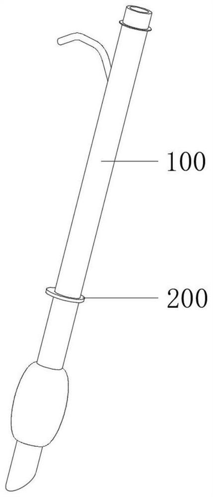 Trachea cannula capable of conveniently determining position in airway