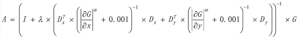 Fusion method for two images of different illuminations based on texture information reconstruction