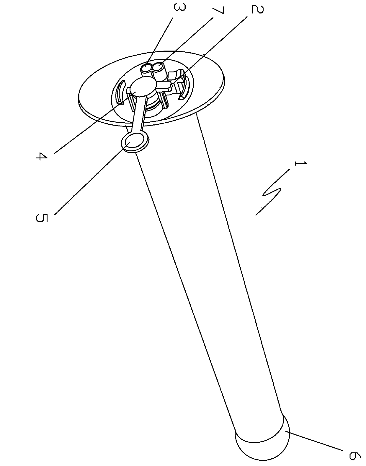 Protecting bush for multiple-cavity endoscope with balloon