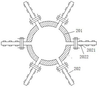 Flow equalizing equipment for polycrystalline silicon activated carbon adsorption tower