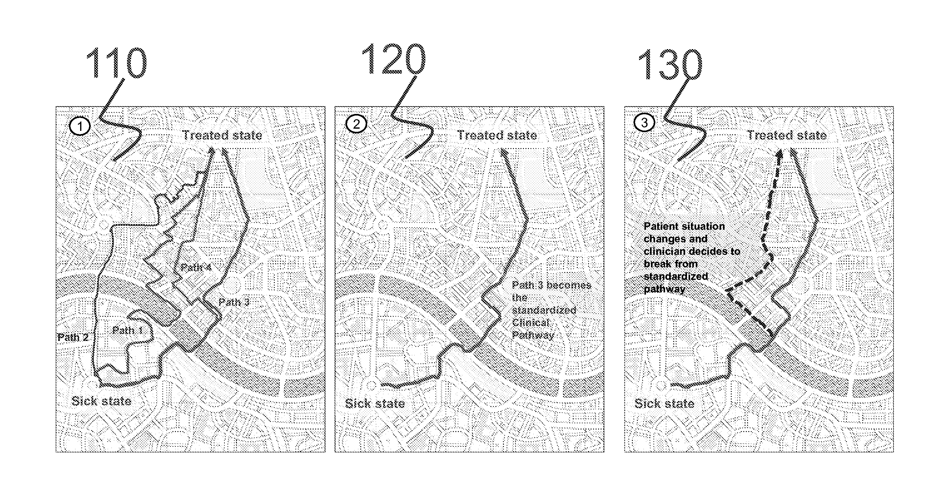 Method and system for discovery and continuous improvement of clinical pathways