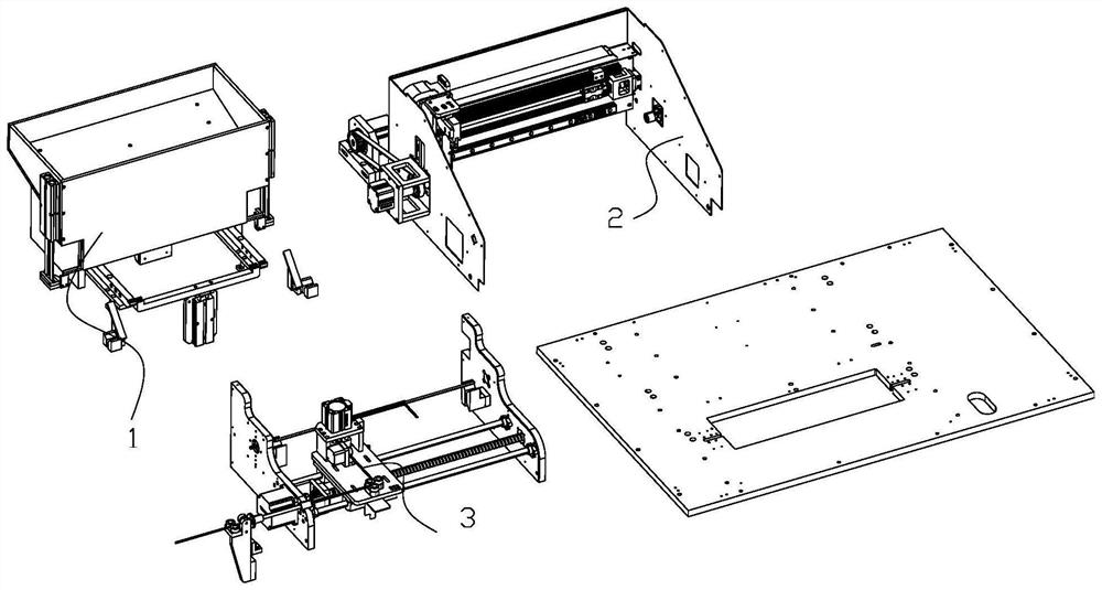 Telephone receiver line rolling rod feeding transfer device and method thereof