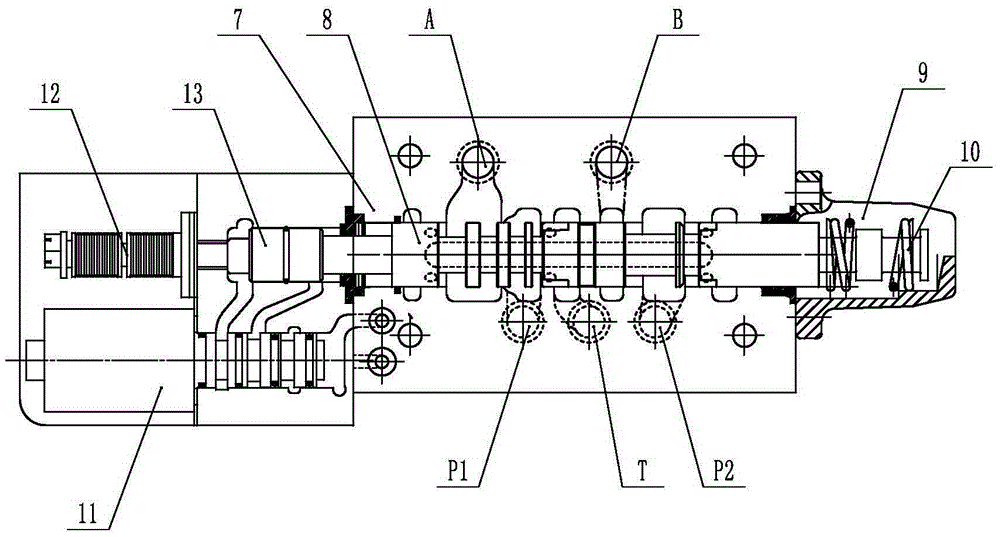 Six-mode double-oil-way oil supply system