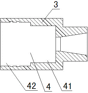 Pressure sensor probe structure