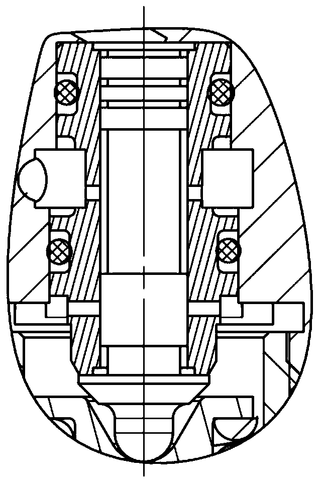 Gear pump safety valve structure