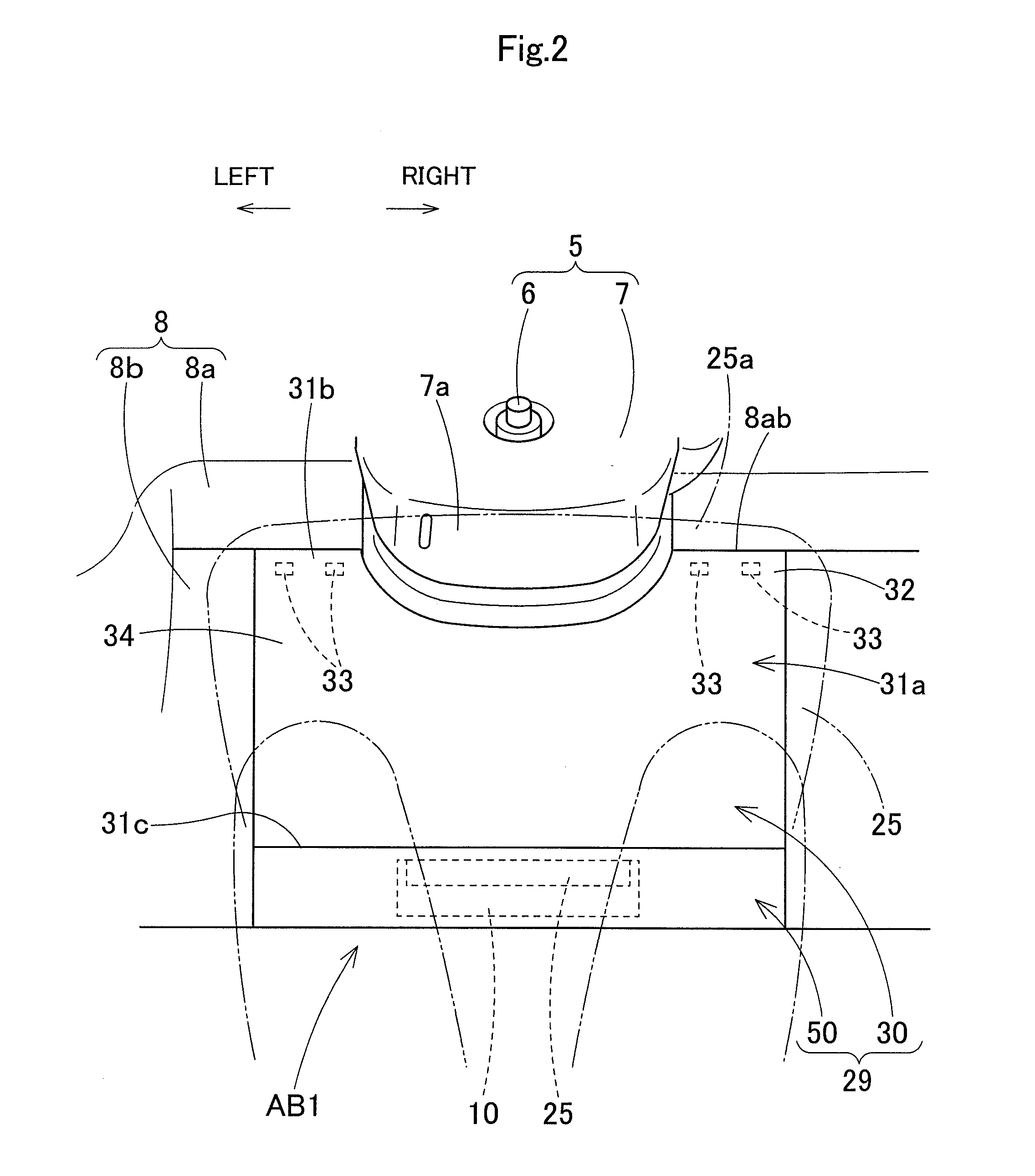 Knee protection airbag apparatus