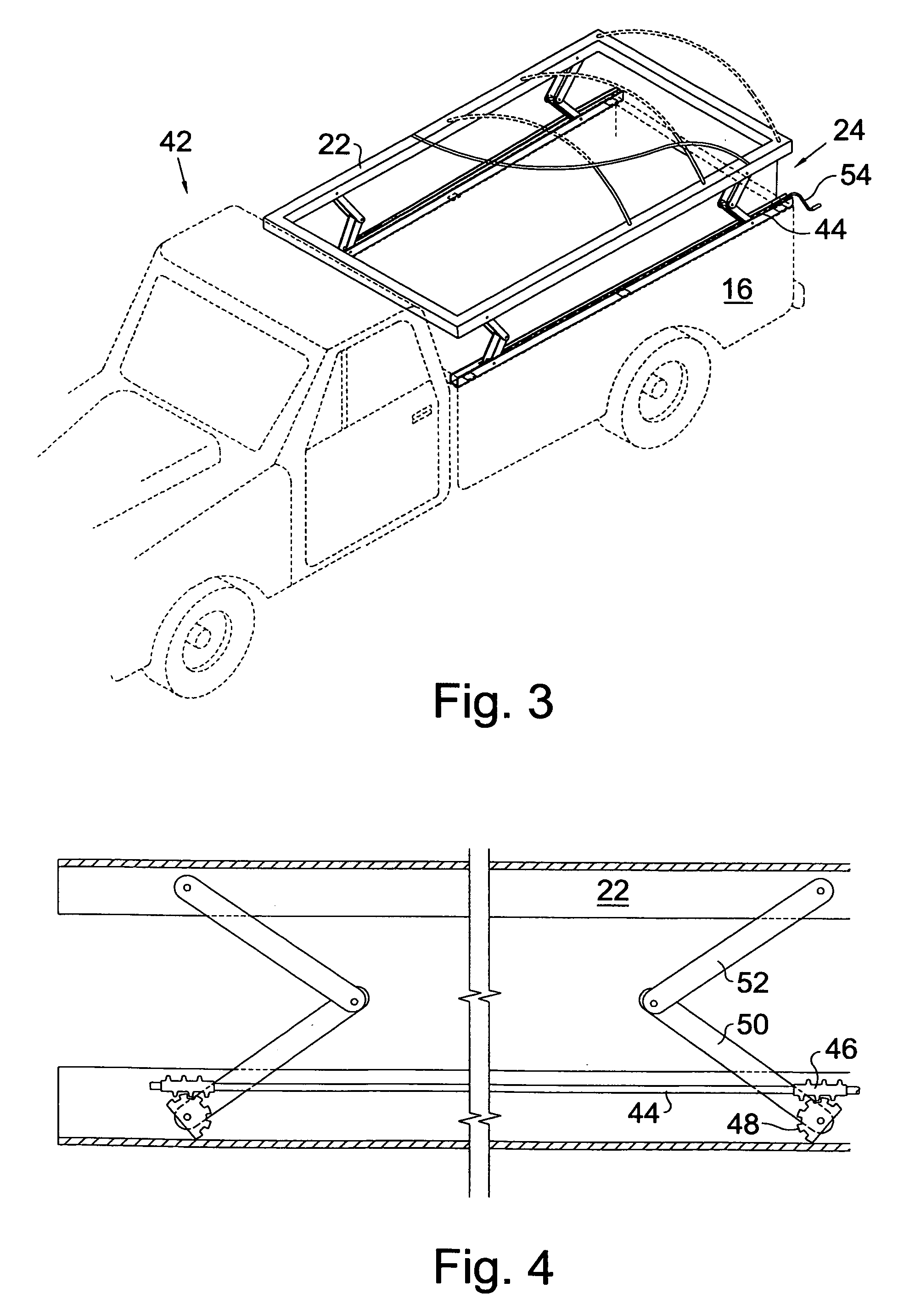 Flexible and stiff wall extension for an open load hauling box on a truck