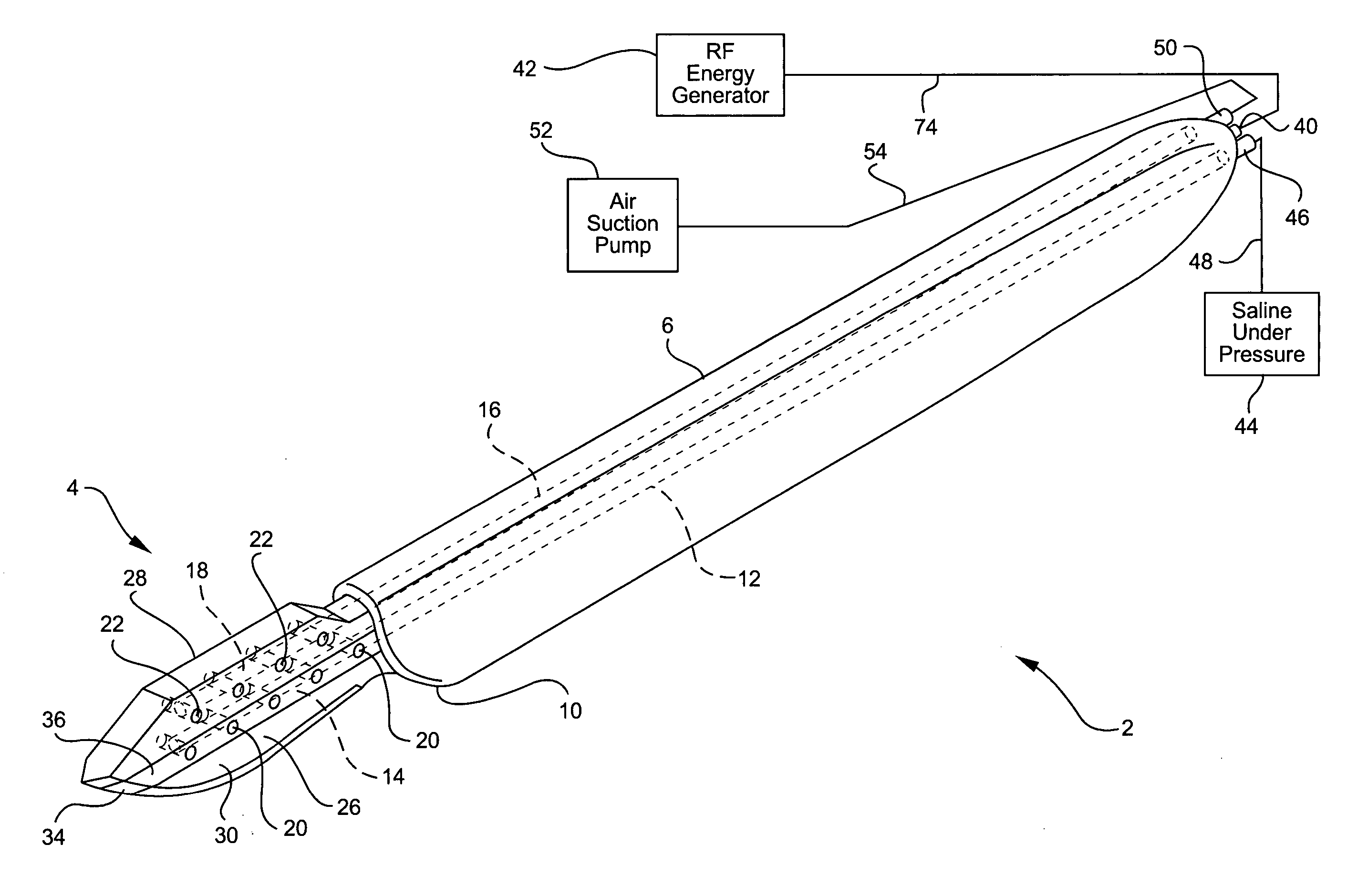 Surgical cutting and tissue vaporizing instrument