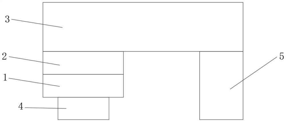 A detection method and detection structure of a display backplane