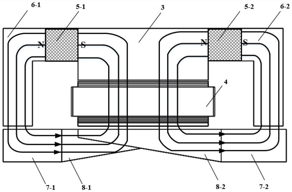 A permanent magnet linear synchronous motor with the same polarity