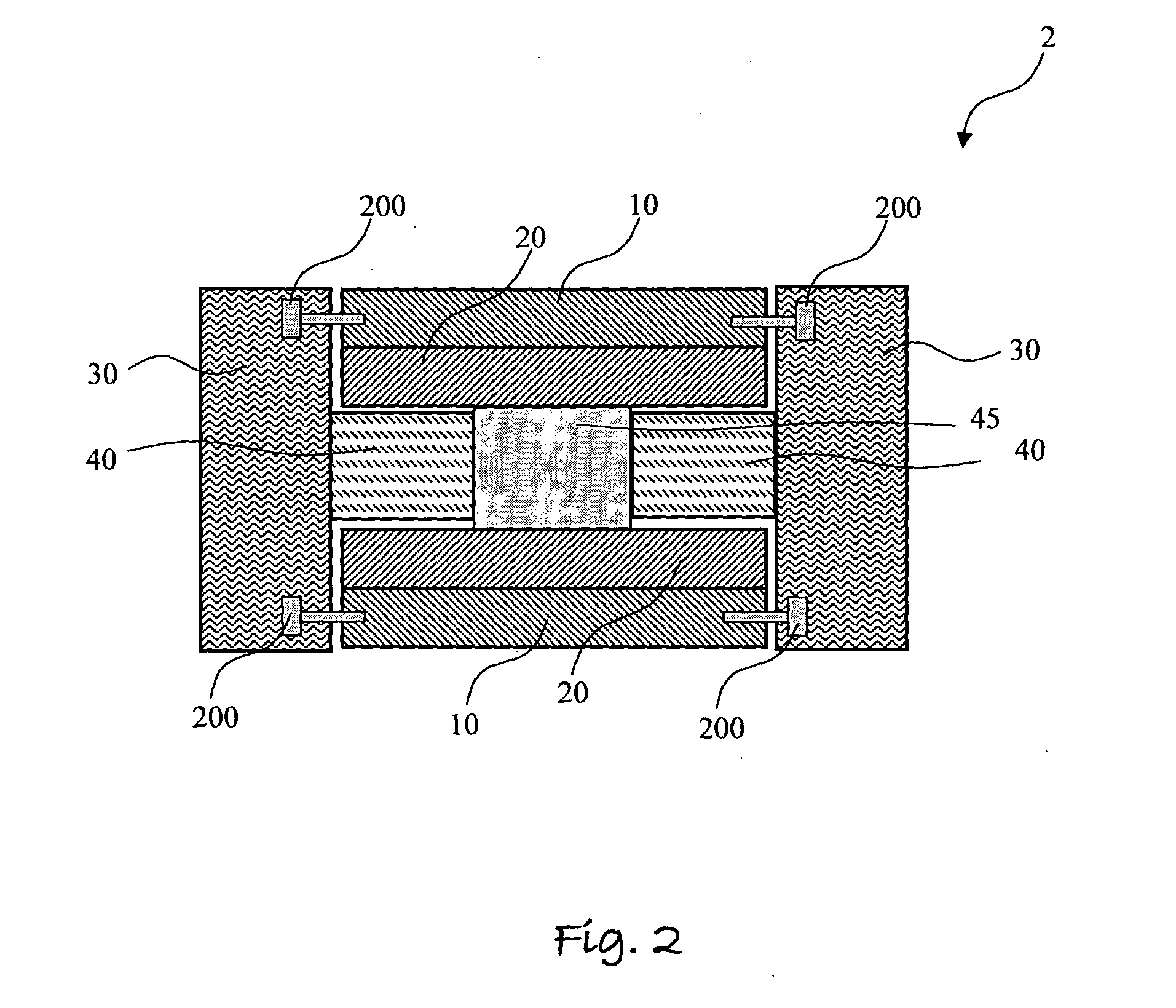 Cage in an mrd with a fastening/attenuating system