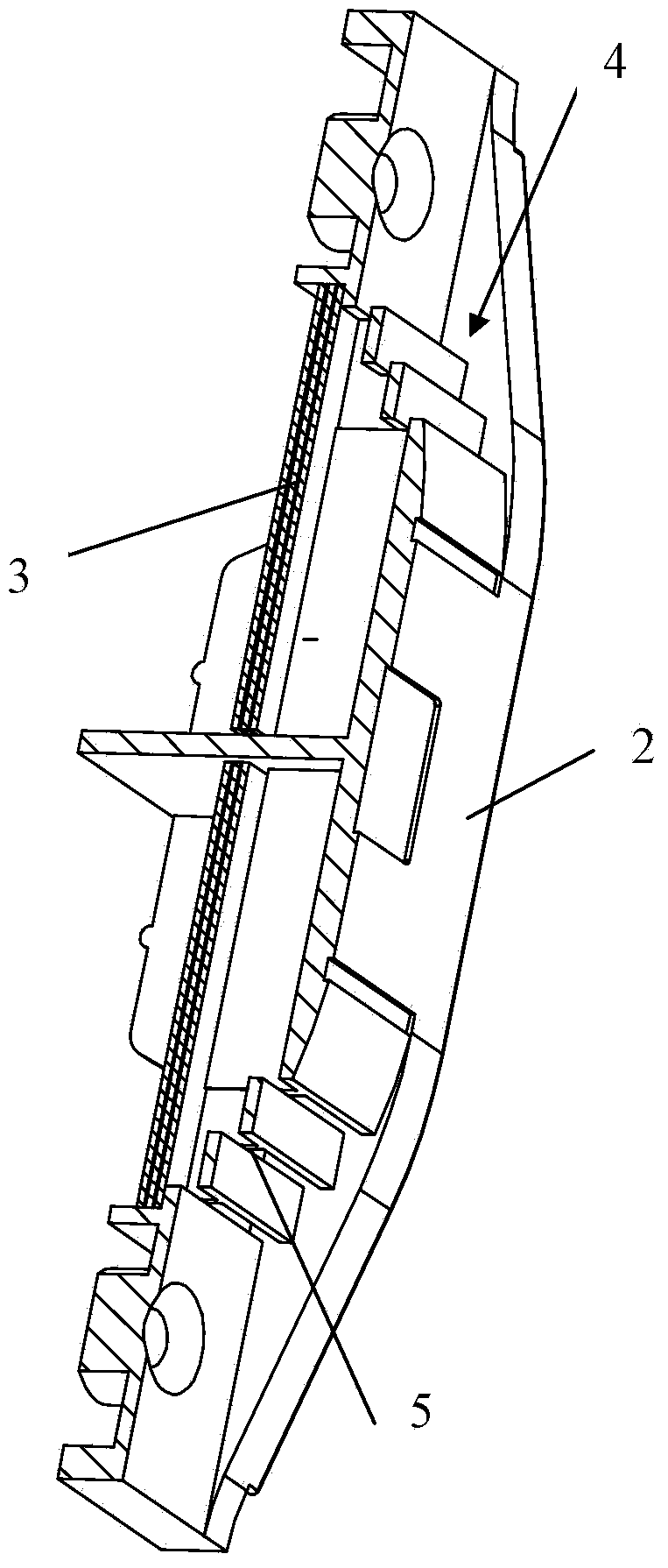 Switching appliance with netted arc blowout device