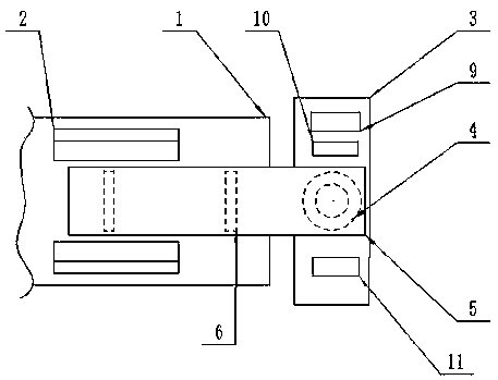 Automatic plate clamping device