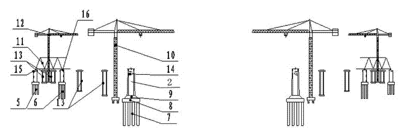 Quick construction method of two-tower five-span steel truss girder cable-stayed bridge