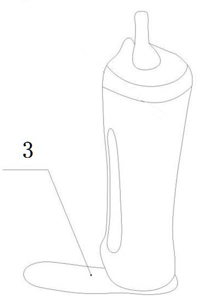 Manufacturing process of full carbon fiber afo ankle-foot prosthesis