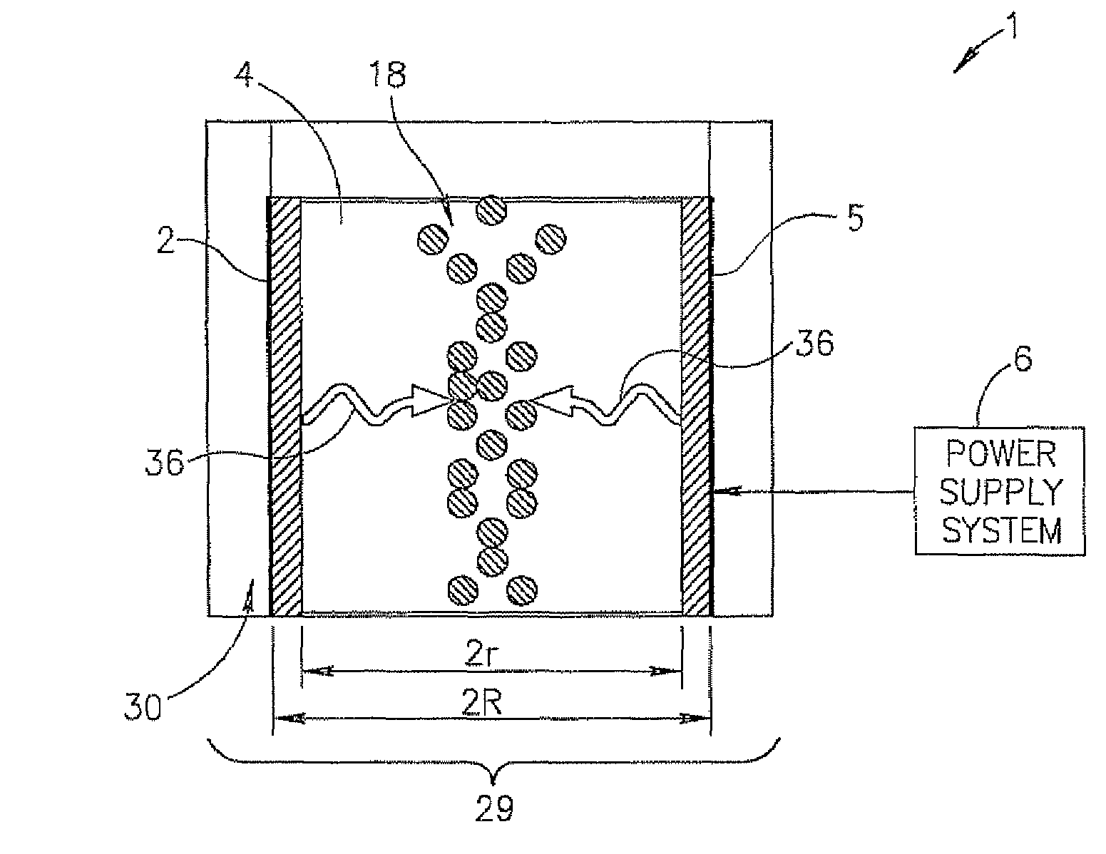 Apparatus for sterilizing a liquid with focused acoustic standing waves
