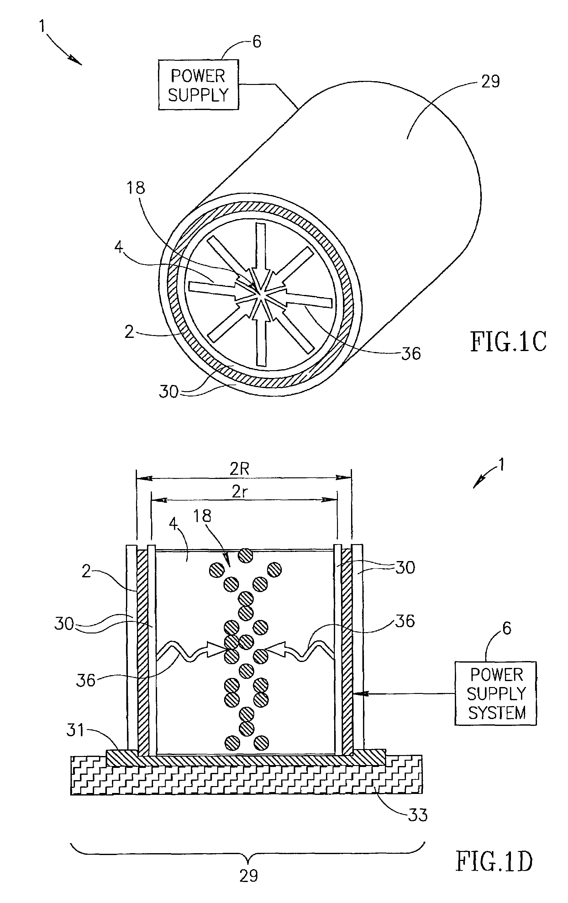 Apparatus for sterilizing a liquid with focused acoustic standing waves