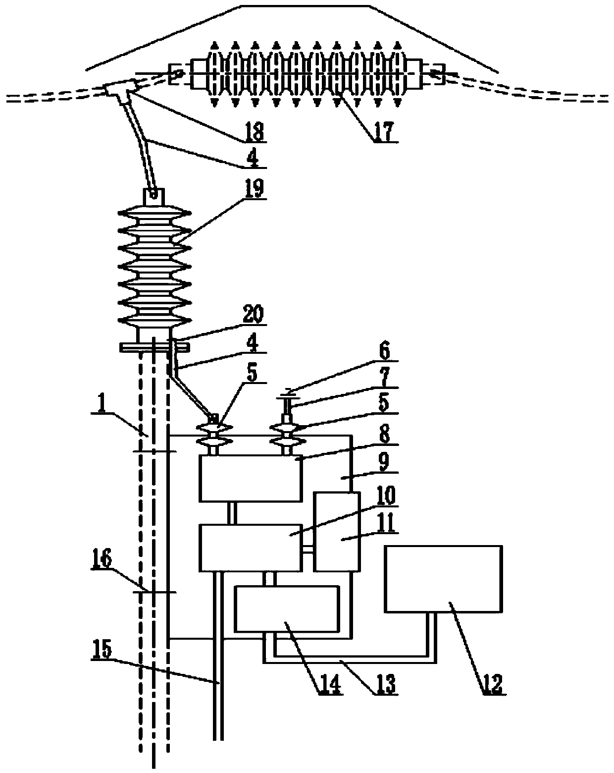 Power insulating part leakage current monitoring equipment