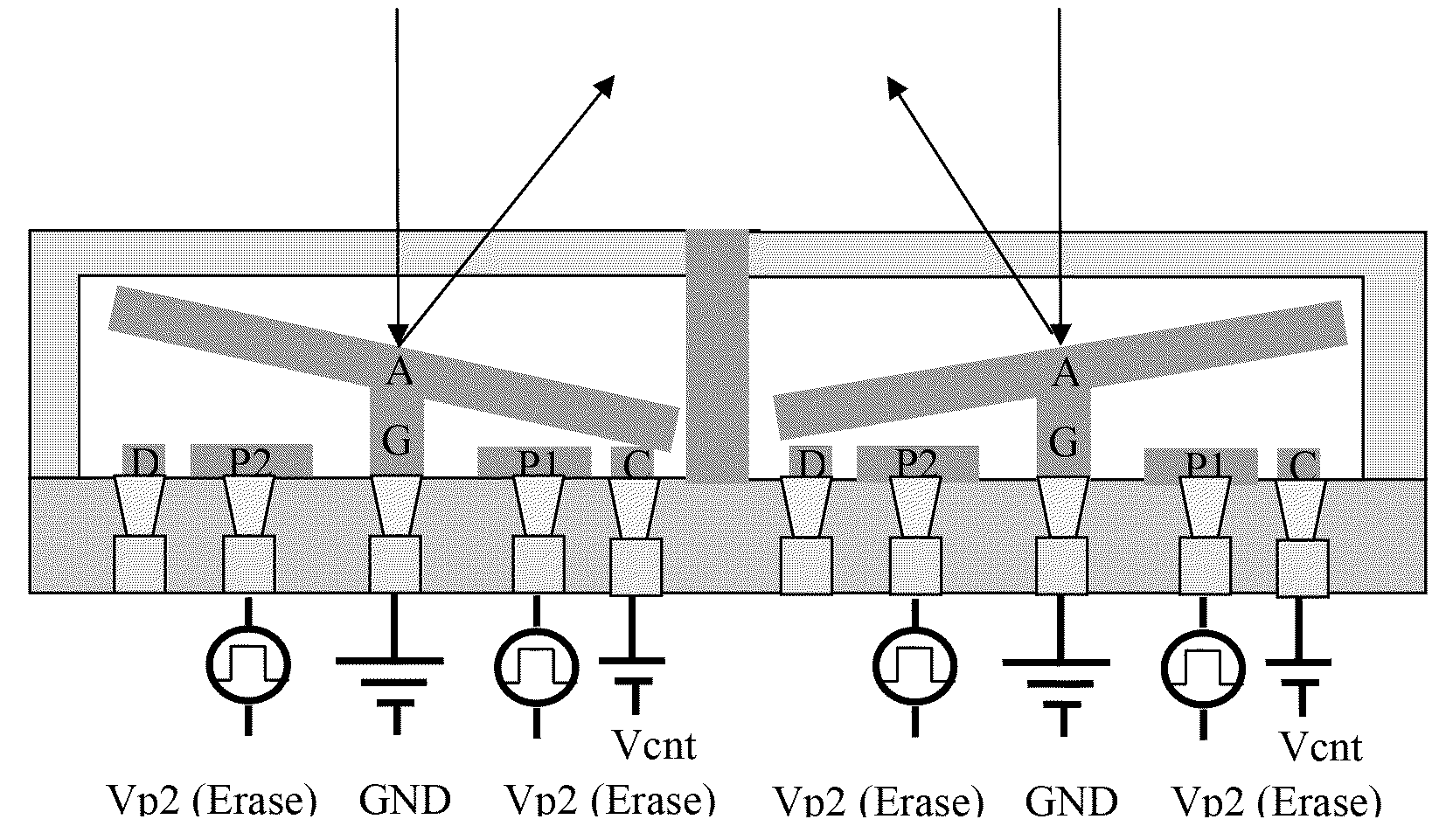 Fabrication of a floating rocker MEMS device for light modulation