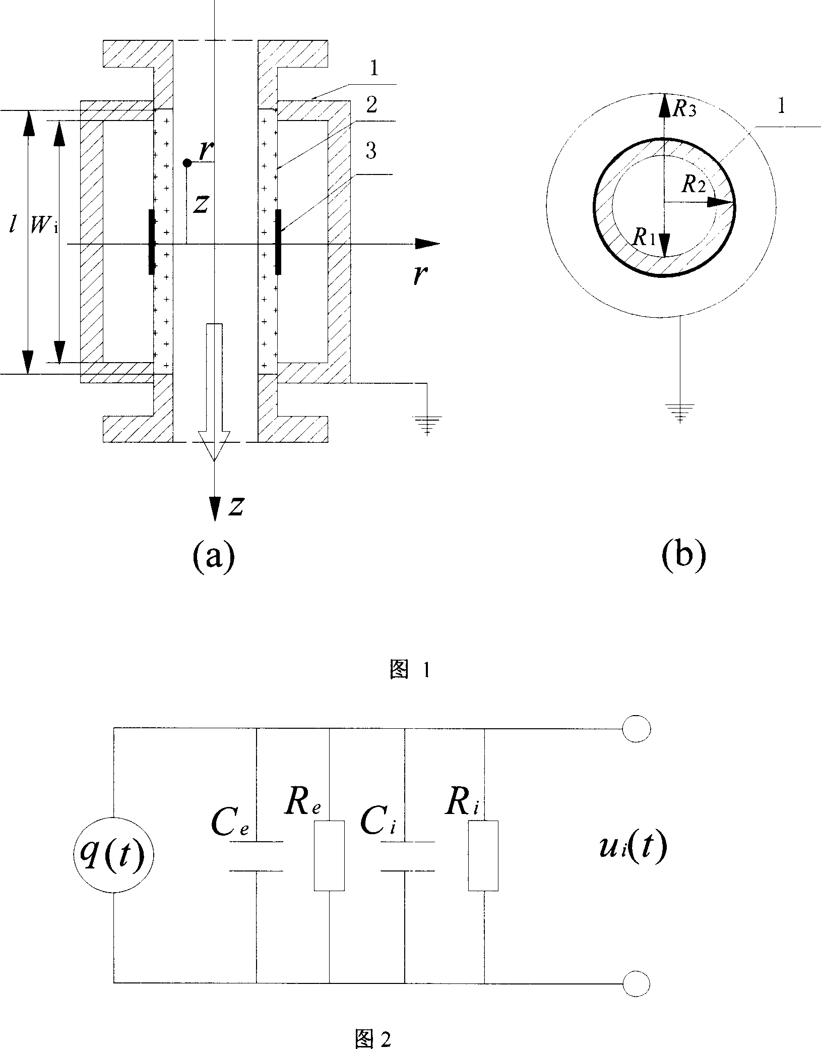 Static induction space filter measuring method for gas-solid two phase tube flow particle speed