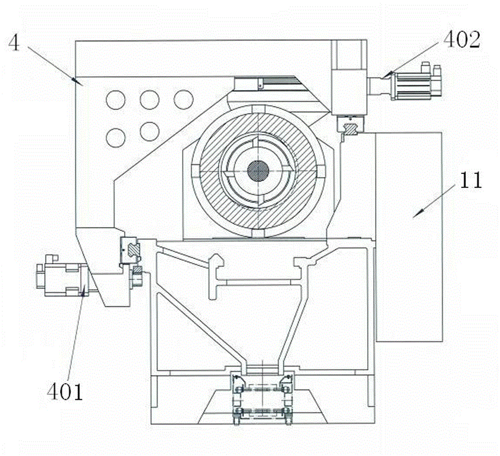 Inner wall machining machine tool and machining method